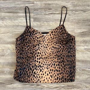 GOOD AMERICAN CAMI IN CHEETAH
